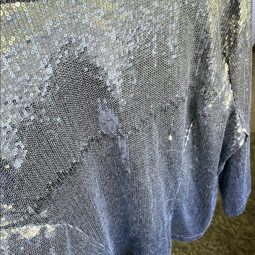 DEB Silver Sequin Blazer Jacket - Picture 14 of 14